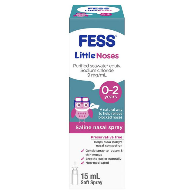 Xịt mũi nước muối Fess Little Noses Single 15ml