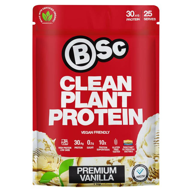 BSc Protein thực vật sạch cao cấp hương vani 1kg
