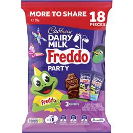Cadbury Sữa Sữa Freddo Party Chocolate Sharepack 18 Gói 216g