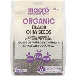 Hạt Chia Đen Hữu Cơ Macro 300g