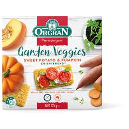 Orgran Bánh mì giòn khoai lang & bí ngô 125g
