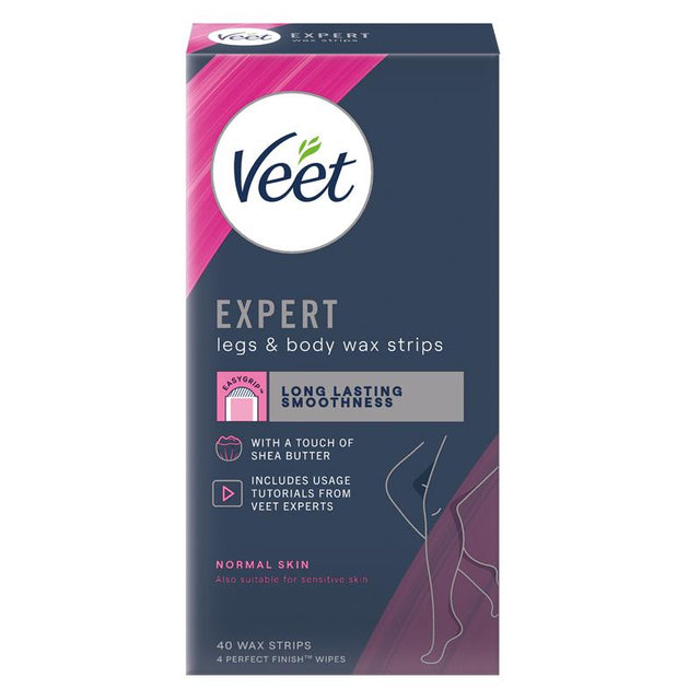 Veet Expert Cold Wax Chân & Toàn Thân 40 Gói