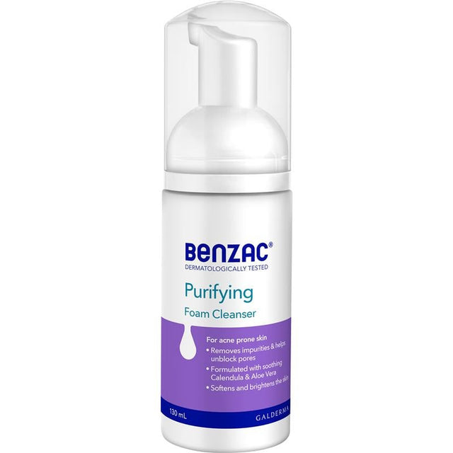 Sữa rửa mặt tạo bọt Benzac 130ml