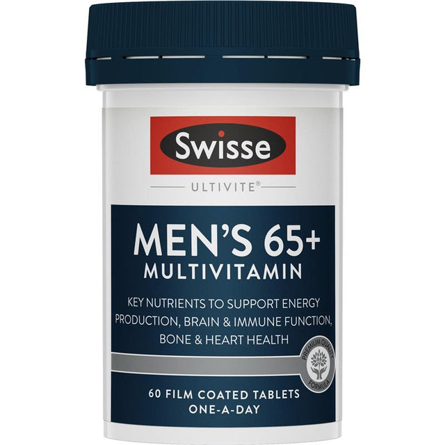Swisse Mens Vitamin Tổng Hợp 65+ 60 Viên