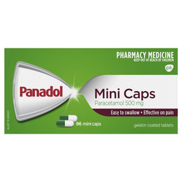 Panadol Mini Caps Giảm Đau Paracetamol 500mg 96
