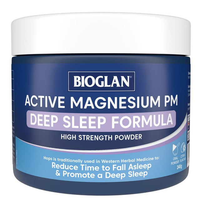 Bioglan Active Magiê PM Công thức ngủ sâu 240g