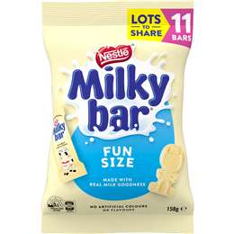 Milkybar White Choc 11 Thanh Mini Share Pack 158g