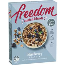 Ngũ cốc Granola việt quất Freedom Crafted 400g