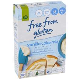 Woolworths Free From Gluten Hỗn Hợp Bánh Vani 430g