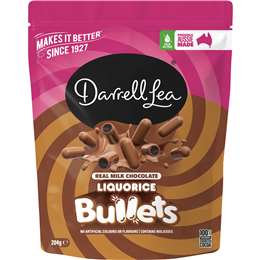 Viên socola cam thảo sữa Darrell Lea 204g