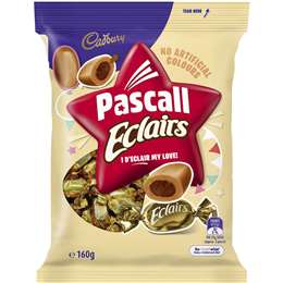 Kẹo Sôcôla Cadbury Pascall Eclairs 160g