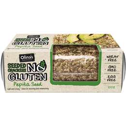 Bánh quy giòn không chứa gluten Olina's Pepita Seed 100g