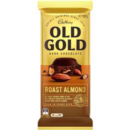 Cadbury Old Gold Roast Hạnh Nhân Sôcôla Đen 180g
