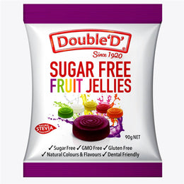 Double 'd' Thạch Trái Cây Không Đường Túi 90g