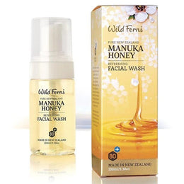 Sữa rửa mặt tạo bọt Wild Ferns Manuka Honey Refreshing Facial Wash 100ml