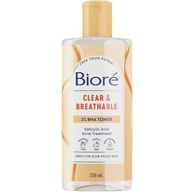 Nước hoa hồng thoáng khí Biore Clear 236ml