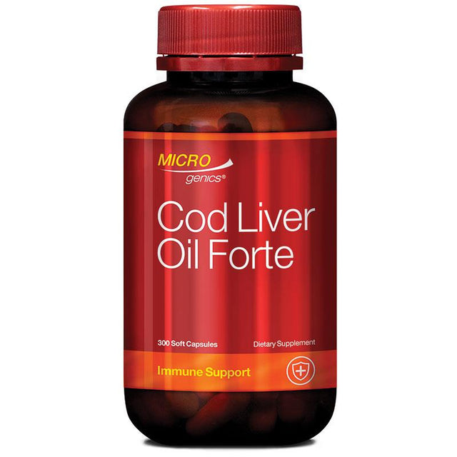 Dầu gan cá tuyết Microgenics Forte 250mg 300 Viên