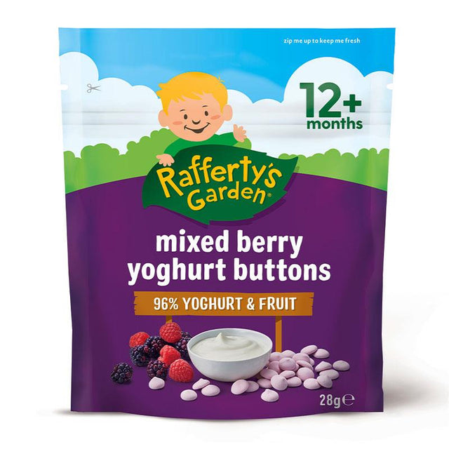 Sữa chua Raffertys Garden 12+ tháng vị quả mọng hỗn hợp 28g