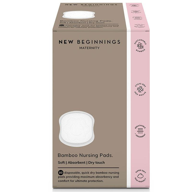 Miếng lót ngực tre New Beginnings 80 gói
