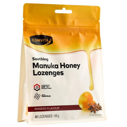 Viên ngậm Comvita Manuka Honey with Propolis (Chanh và Mật ong) 12 viên