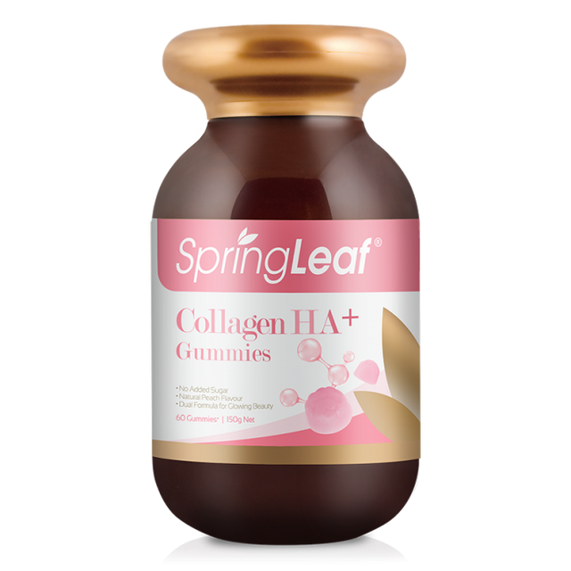 Kẹo dẻo Spring Leaf Collagen HA+ / 60 viên