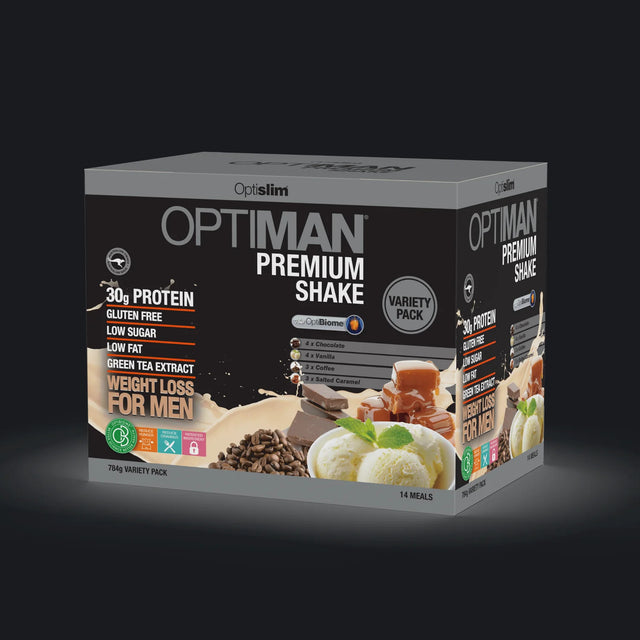 Gói đa dạng lắc Optislim Optiman Premium 14 x 56g